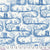 Fabric LONG ROAD HOME AZUL, from AZUL Collection by Adam Trest, PWAT017.AZUL