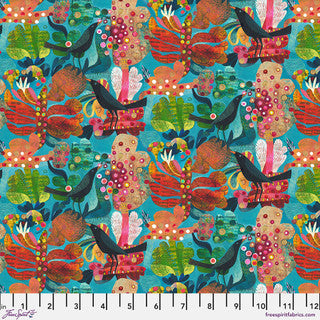 Fabric ALOE-TEAL, from COLORI Collection by Este McLeod, PWES037.TEAL