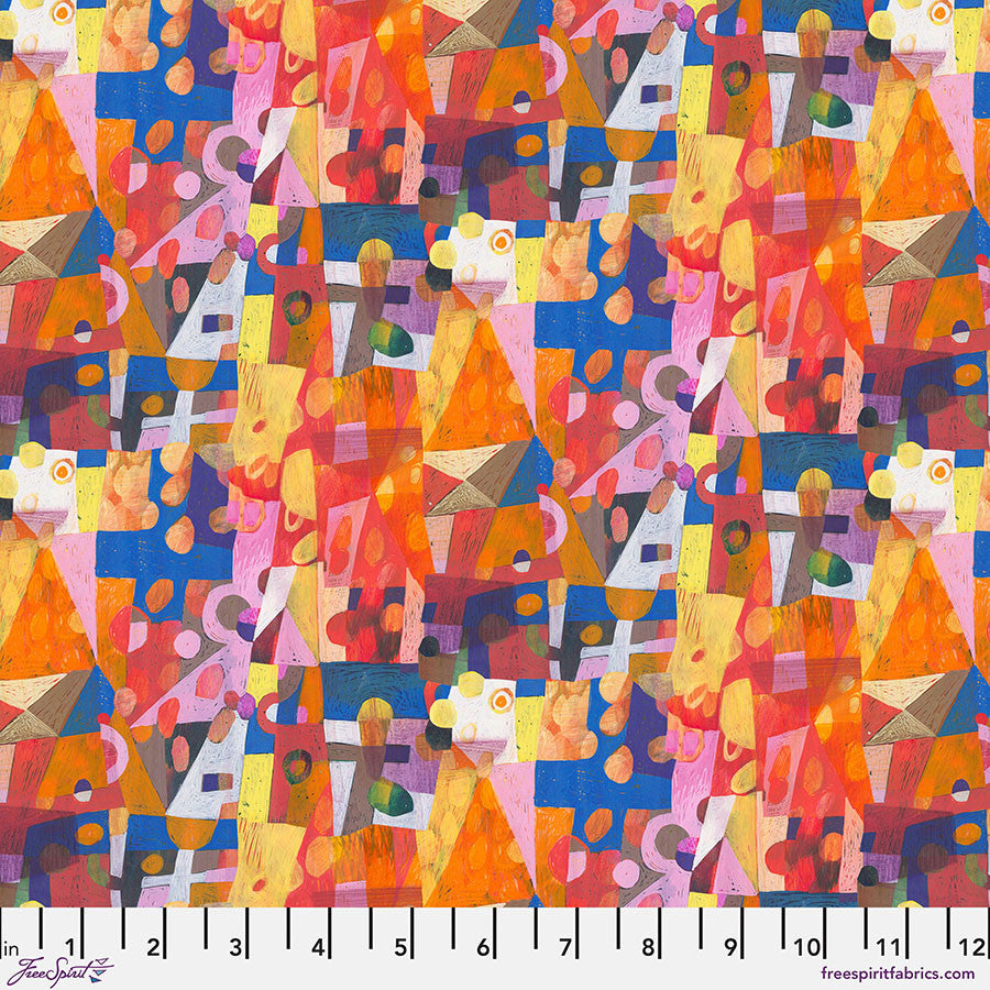 Fabric PRISM-MULTI, from COLORI Collection by Este McLeod, PWES039.MULTI