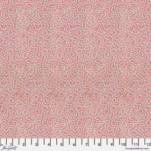 Fabric RED - TINY PRINT, PWTH228.RED, from Palette RED Collection Designed by Tim Holtz