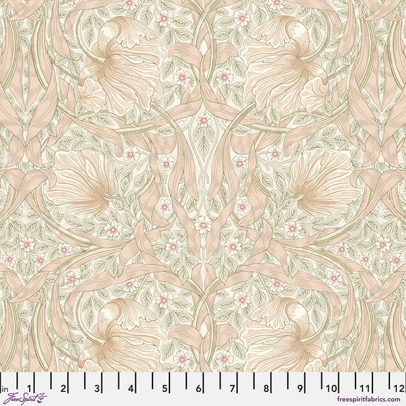 Fabric SMALL PIMPERNEL BLUSH, from Leicester Collection, Original Morris & Co for Free Spirit, PWWM079.BLUSH