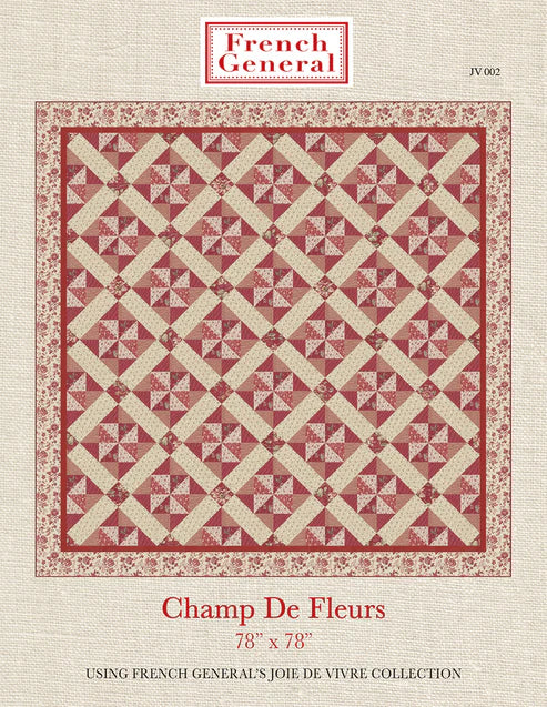 French General QUILT PATTERN Champ de Fleurs G FG JV002