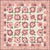 Fabric PINK - EPHEMERA, PWTH215.PINK, from Palette Pink Collection Designed by Tim Holtz