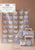 Fabric Fat 1/8 bundle APPLIQUE FLOWERS, 18 pieces, 10"x 19" each from Tilda, SOMETHING BLUE Collection, TIL300284