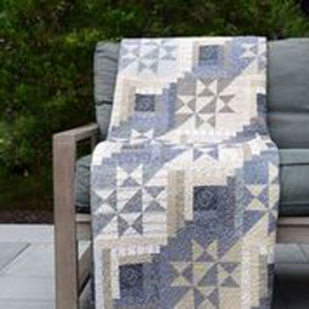 Quilt Pattern STAR GAZING SOIREE by Gwen Mertens, using Fabrics of the Designer Jeanne Horton