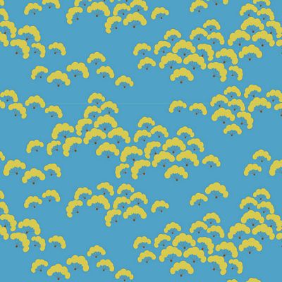 Tilda Fabric COTTONBLOOM SKY from Bloomsville Collection, TIL100519