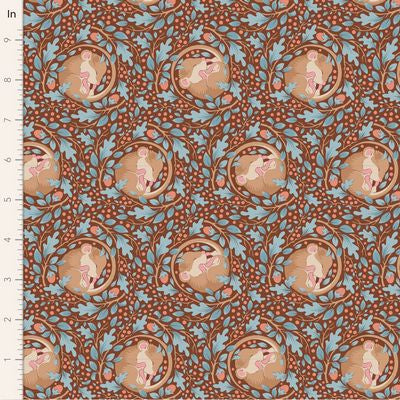 Tilda Fabric SLUMBERMOUSE HAZEL from Hibernation Collection, TIL100531