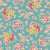 Fabric JUBILEE-SUE TEAL by TILDA, TIL100559