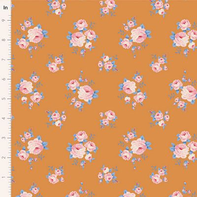 PRE-ORDER Fabric SUNDAY BRUNCH MILLE GINGER by TILDA, TIL100592