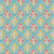 Fabric FARM FLOWERS TEAL, blenders for JUBILEE Collection by TILDA, TIL110103