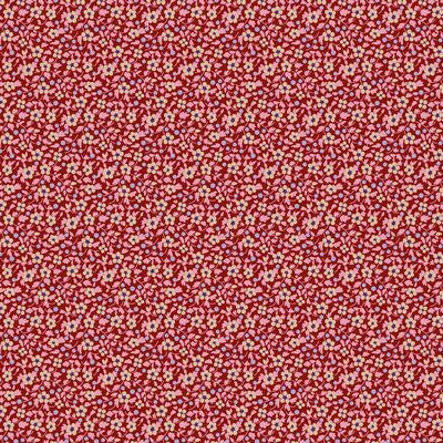 Fabric BRIE BASICS BURGUNDY for BRIE Collection by TILDA, TIL130193