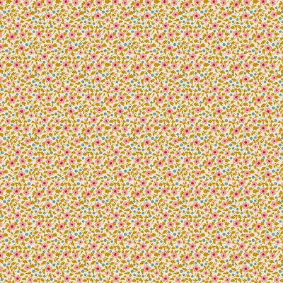 Fabric BRIE BASICS MUSTARD for BRIE Collection by TILDA, TIL130196