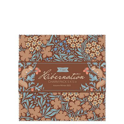 Fabric, Charm Pack of HIBERNATION Collection by Tilda, 300176