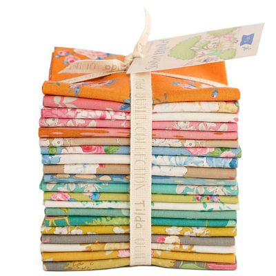 Fabric, Fat 1/8s (10" X 22") bundle from Tilda, SUNDAY BRUNCH Collection, 300228