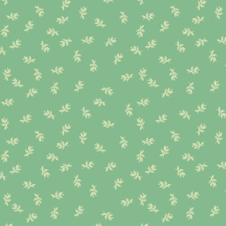 Fabric JUNGLE LEAVES - FERN - WB090, from SAFARI Collection by Lewis and Irene