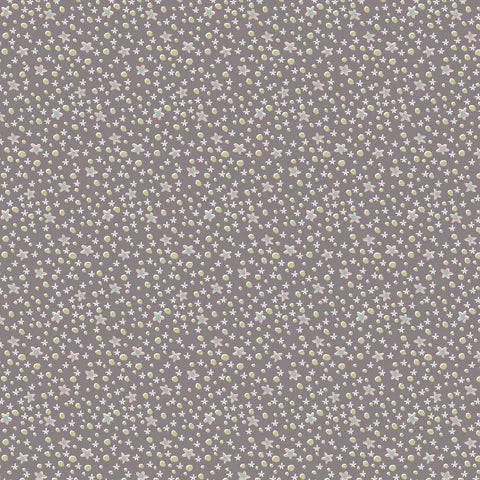 Fabric DV7430 GRAY PLUM, from SLOW AND STEADY Collection by Anni Downs for Devonstone, Australia