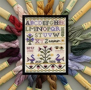 Kreinik Designer Embroidery Silk Thread Collection, SILK HERITAGE SAMPLER 25 Silk Mori half-skeins