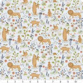 Fabric Liberty Tree of Life WOODLAND PASTELS TUDOR FAUNA # 01667370B