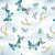 Fabric Lt Blue Butterflies from Love is in the Air Collection by Lanie Loreth for Blank Co., 1682-17