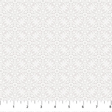 Fabric Crochet Doily Off White 24901-11 from the Tea for Two Collection by Northcott Studio