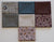 Quilting FABRIC Set# 5 of 7 fat Quarters from Lecien , One Stitch At a Time Collection by Lynnette Anderson.