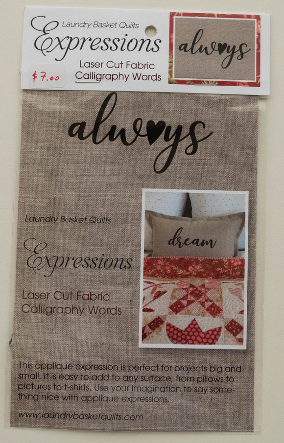 Expressions ALWAYS by Edyta Sitar from Laundry Basket Quilts, LBQ-0712-E
