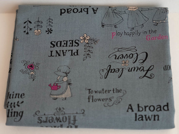 Quilting Fabric from Lecien LECIEN Little Heroines, Sunbonnet Sue