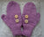 Hand-knit Mittens from Malabrigo Chunky yarn, Color: Orchid