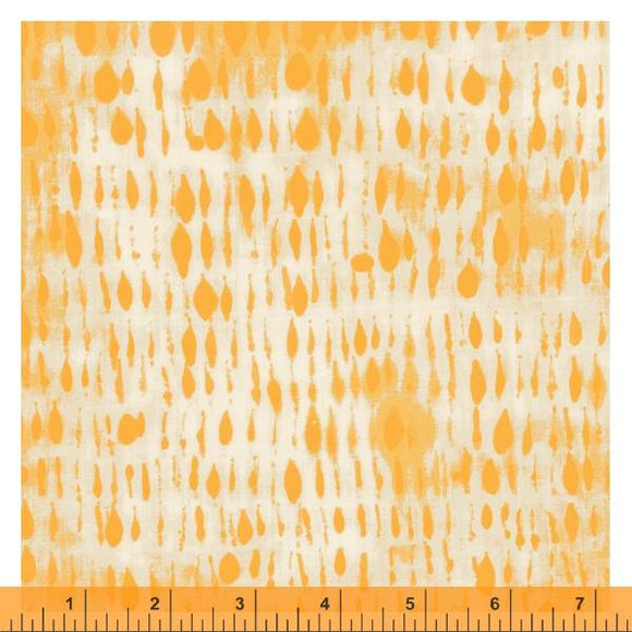 Random Thoughts Collection, Quilting Fabric Rain, Citrus, 52839-8 from Marcia Derse for Windham Fabrics