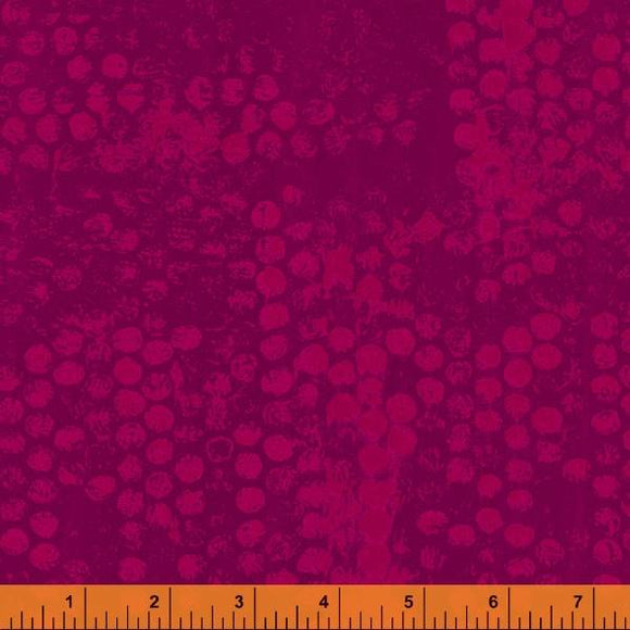 Random Thoughts Collection, Quilting Fabric Honeycomb, Maroon, 52842-17 from Marcia Derse for Windham Fabrics
