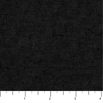 Fabric Solid Black from Tint and In The Dawn Collection, by Elise Young for FIGO Fabrics CL90450-99
