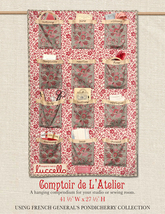French General  A Sewing Organizer pattern Comptoir de L'Atelier 41.5