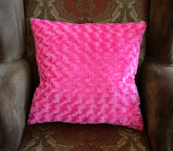 Shannon Fabrics Rose Cuddle, 58-60# wide, Magenta