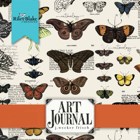 Fat 1/4 bundle of FULL ART JOURNAL COLLECTION by Janet Wecker-Frisch from Riley Blake Designs, FQ-13030-38
