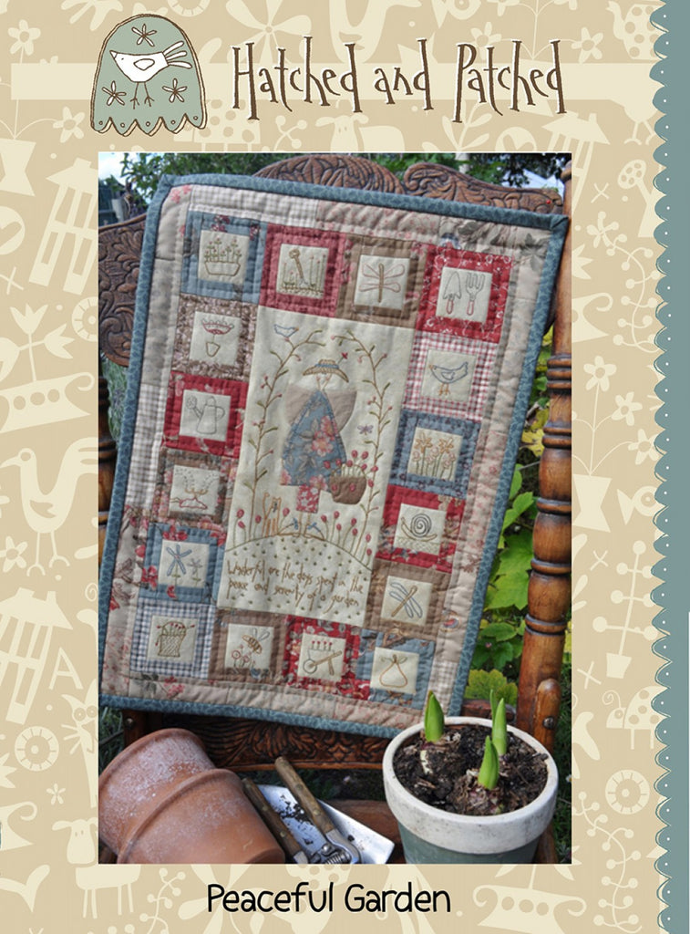 Pattern Peaceful Garden from Hatched and Patched, HAPP076