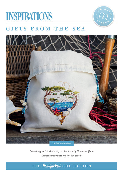 Pattern GIFTS FROM THE SEA by Elisabetta Sforza for Inspiration Studios, Featuring Surface Embroidery