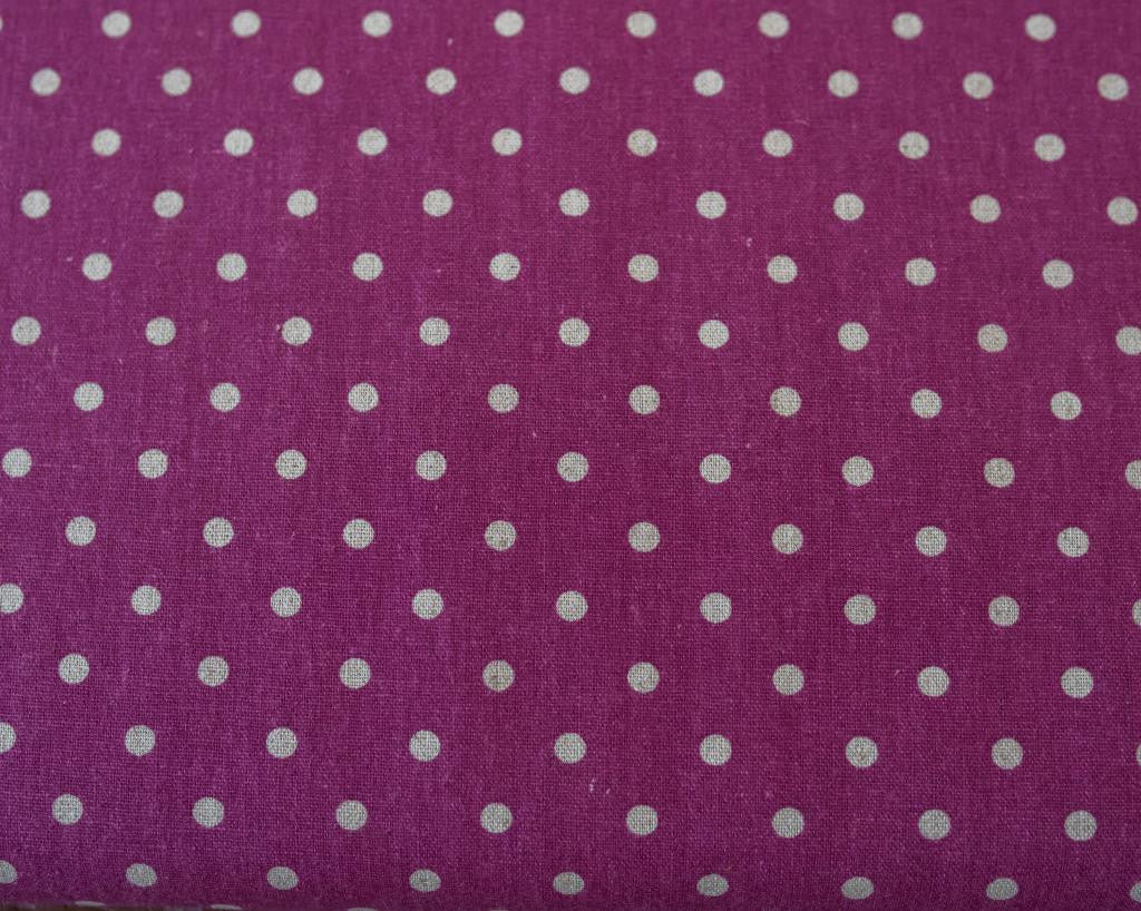 Quilting Fabric Moda Linens Mochi Dot Boysenberry