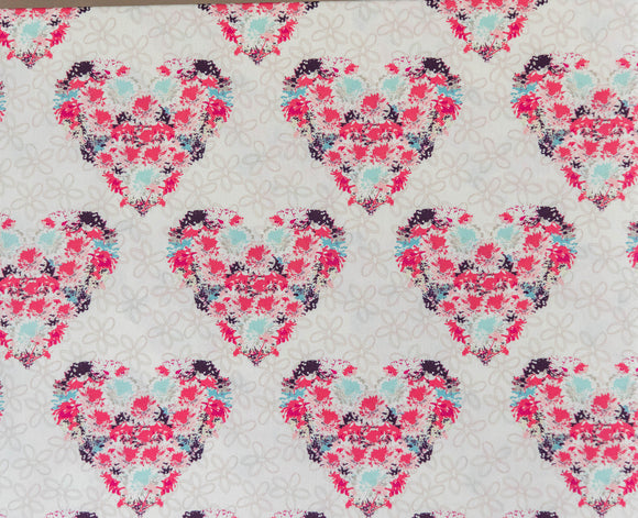 Fabric Heart Fields Always from Art Gallery, Heart Melodies Collection HME-80400