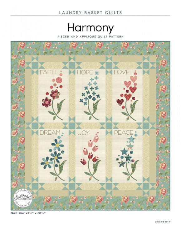 Pattern HARMONY by Edyta Sitar from Laundry Basket Quilts, LBQ-0690-P
