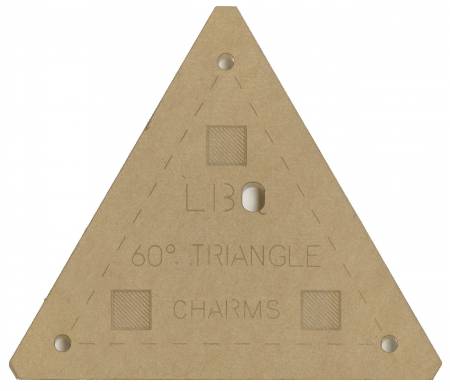 60 Degree Triangle Charms Template # LBQ0347 for Edyta Sitar's Patterns or your own!