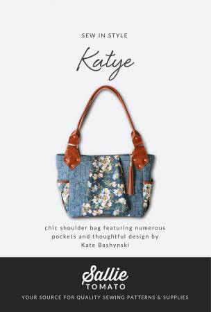 Bag Pattern Katye by Sallie Tomato featuring WildFlower fabrics from Windham