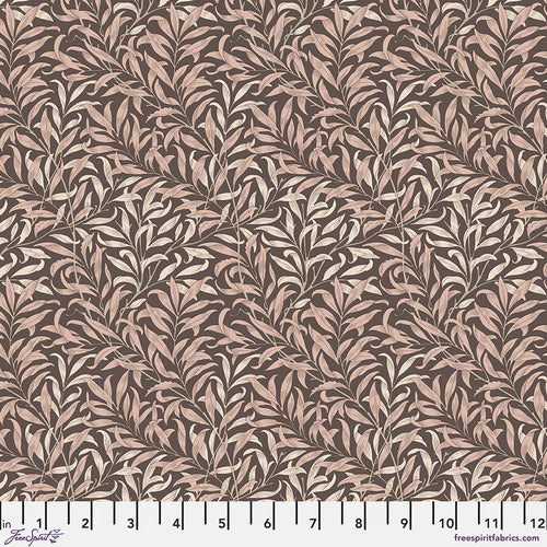 Fabric Willow Boughs - Chocolate from Thameside Collection by Original Morris & Co for Free Spirit, PWWM030.CHOCOLATE