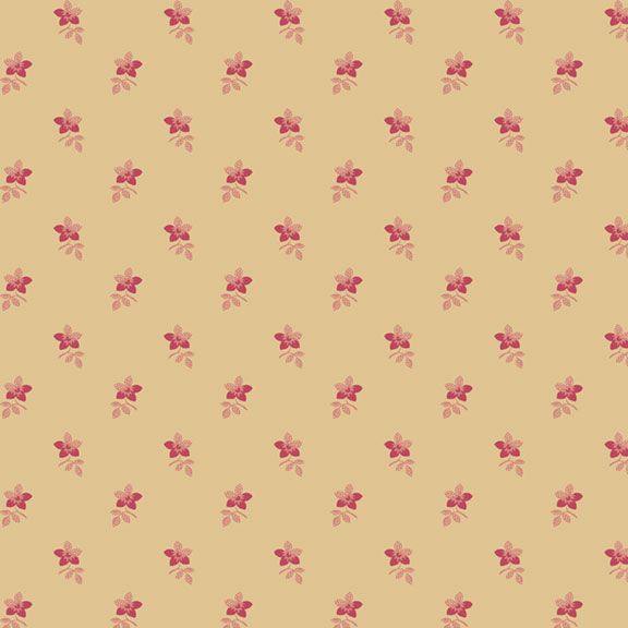 Quilting Fabric NAOMI'S POSIE R570503 PINK by Marcus Fabrics from Back in the Day Collection.