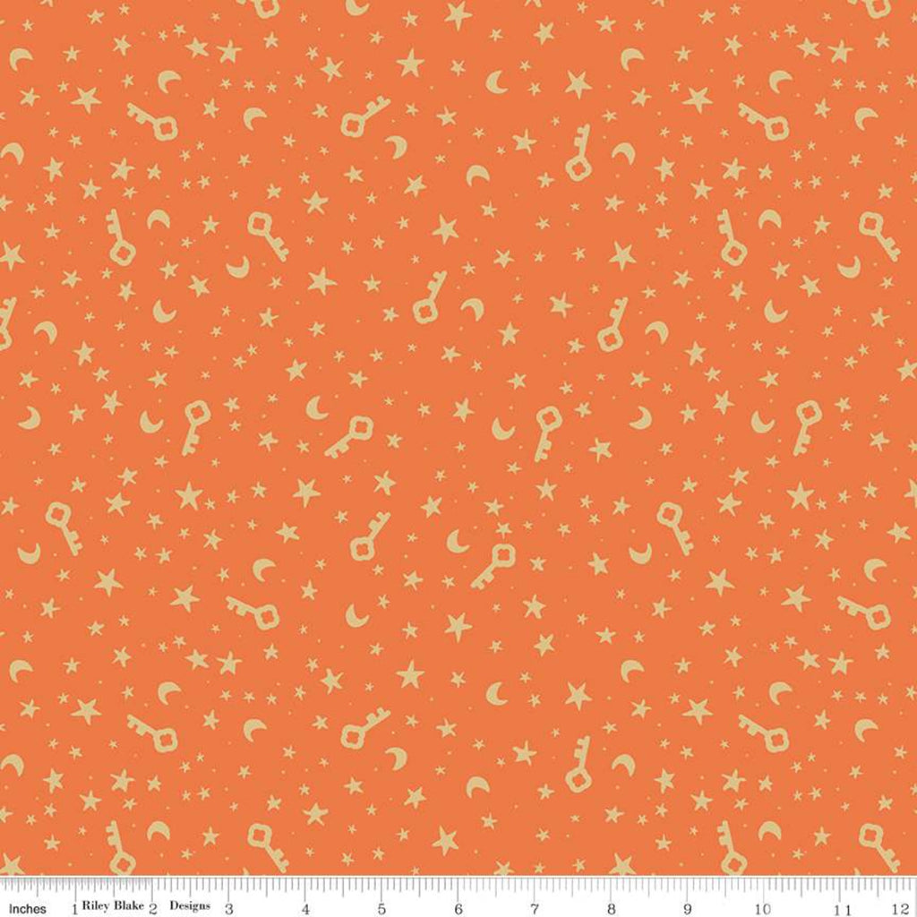 SC9086-ORANGE Quilting Fabric by Emily Winfield Martin from the Dream World Collection from Riley Blake Designs