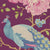 Fabric from Chic Escape Collection, PEACOCK TREE Grape TIL100457 from Tilda
