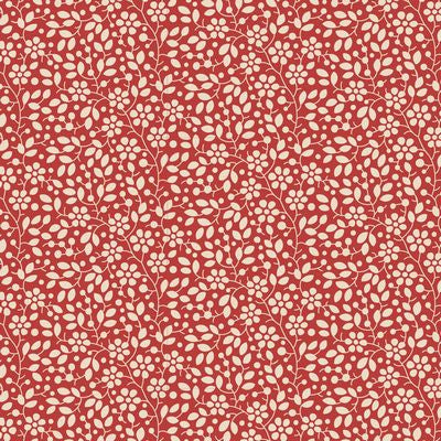 Fabric CLOUDPIE RED from Tilda, Cloudpie Blenders for Pie in the Sky Collection, TIL110066-V11