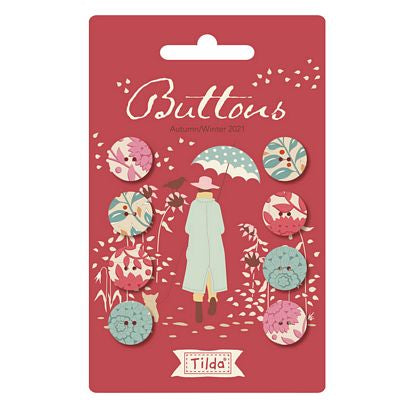 Tilda Windy Days Buttons Pack, 14 mm (0.55