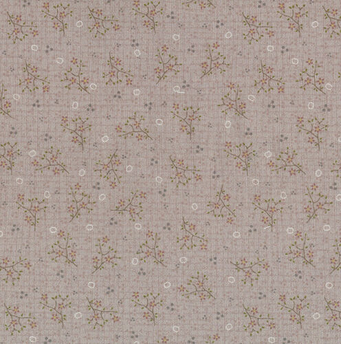 Quilting FABRIC from Lecien, One Stitch At a Time Collection by Lynnette Anderson. 35075-20 Tiny Flower Branches